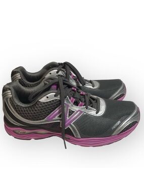 New Balance Dark Grey Pink Purple 1765 Fantom Fit Sneakers 9.5